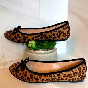 Cheetah print flats